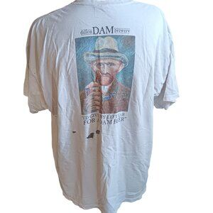 XXL Vintage T-shirt Dillon Dam Brewery Beer Colorado Van Gogh Portrait Distress